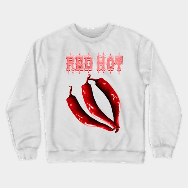 Hot Chili Spicy Food Expert Crewneck Sweatshirt by PlanetMonkey